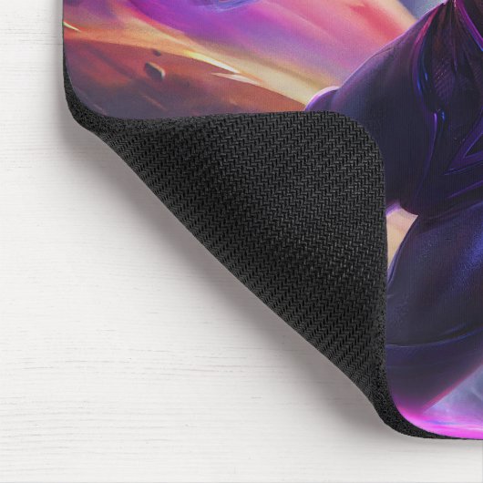 Brennen der Gaming-Mousepad | Flammengedämpft Mousepad (Ecke)