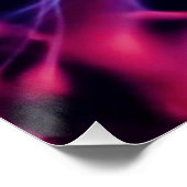 Brennen der Plasma-Kugel Poster (Ecke)