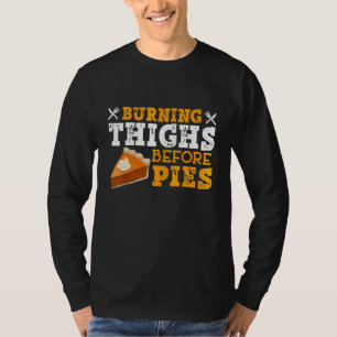 Brennen der Zähne vor dem Zitat T-Shirt