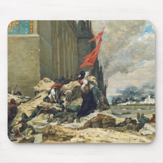Brennen des Tuileries, 1871 Mousepad (Vorne)