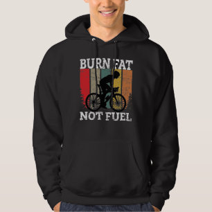 Brennen Fett nicht Öl Funny Bicycle Design Hoodie
