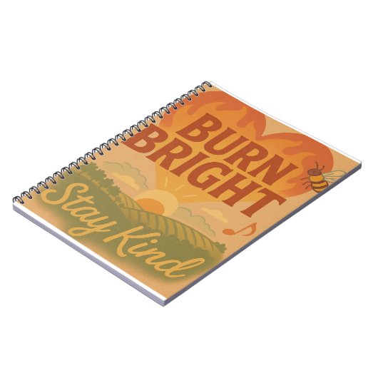 Brennen, gut Bleibe Notizblock (Linke Seite)