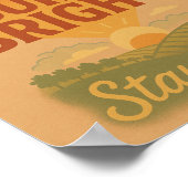 Brennen, gut Bleibe Poster (Ecke)