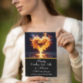 Brennen hell: Feiern Sie unser Party! Einladung