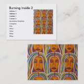 Brennen innerhalb 2 visitenkarte (Vorne/Hinten)