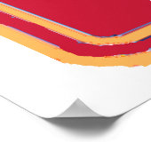 Brennen-Plakatvorlage verhindern Poster (Ecke)