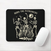 Brennen Sie das Patriarchat Feminist Halloween Mousepad (Mit Mouse)