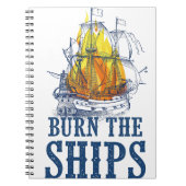 Brennen Sie die Schiffe, Für King und Country Fan Notizblock (Vorderseite)