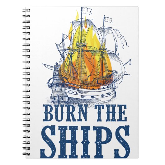 Brennen Sie die Schiffe, Für King und Country Fan Notizblock (Vorderseite)