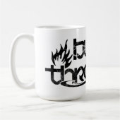 Brennen Sie die Schwellen-Kaffee-Tasse Kaffeetasse (Links)