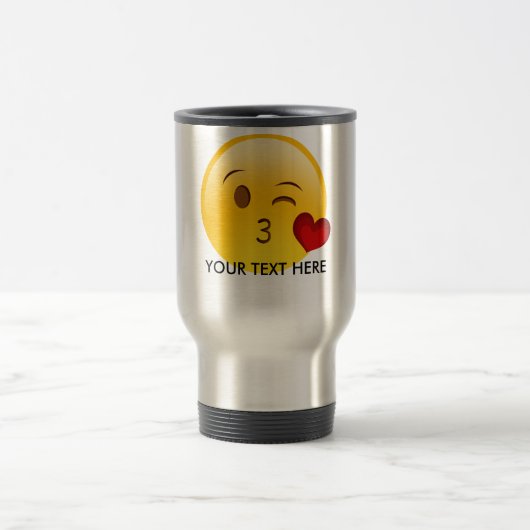 Brennen Sie eine Kuss emoji Tasse durch - addieren (Mittel)