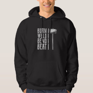 Brennen Sie es, indem es es für alle Metallwürmer Hoodie