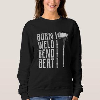 Brennen Sie es, indem es es für alle Metallwürmer Sweatshirt