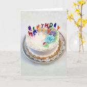 Brennen Sie es nicht durch Karte (Gelbe Blume)