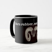 Brennen Sie Gummi nicht Ihr Soul. Personalisiert Tasse (Vorderseite Links)