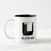 BRENNEN SIE MICH DURCH ZWEIFARBIGE TASSE (Links)