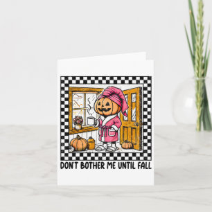 Brennen Sie mich nicht bis zu Halloween, Boo Pumpk Karte
