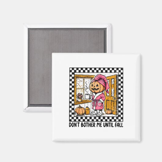 Brennen Sie mich nicht bis zu Halloween, Boo Pumpk Magnet (Vorderseite/Rückseite)
