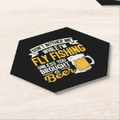 Brennen Sie mich, während ich Fischen Bier Lover A Untersetzer (angewinkelt)