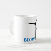 brennen Sie mich Windkraftanlage durch Kaffeetasse (Vorderseite Links)