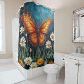 Brennen von Schmetterlingsmopfflügel Duschvorhang (Beispiel)