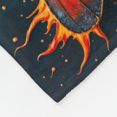 Brennen von Schmetterlingsmopfflügel Fleecedecke (Ecke)