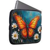 Brennen von Schmetterlingsmopfflügel Laptopschutzhülle (Vorne Rechts)