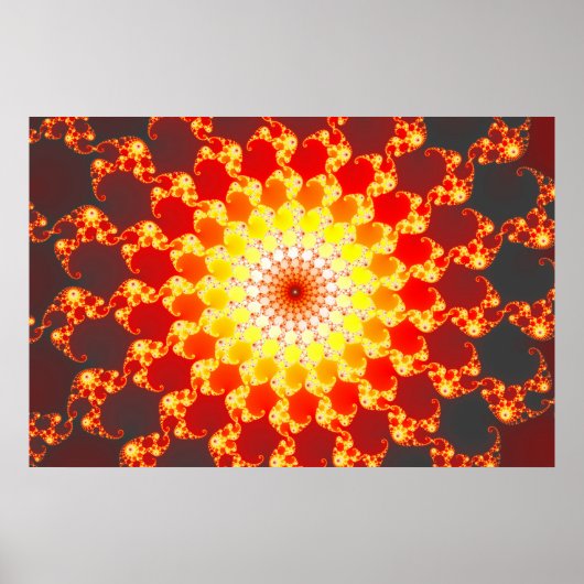 Brennende Ambition - Fraktal Poster (Vorne)