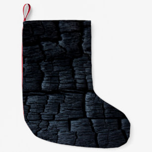 Brennende Asche aus Kohle Kleiner Weihnachtsstrumpf