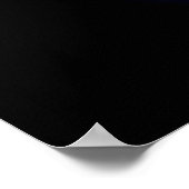 Brennende blaue Rose Poster (Ecke)