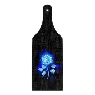 Brennende Blaue Rose Schneidebrett