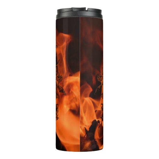 Brennende Durst Quencher - HH Thermal Tumbler Thermosbecher (Rückseite)