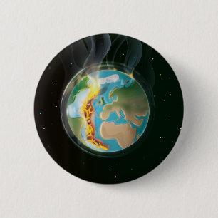 Brennende Erde Button