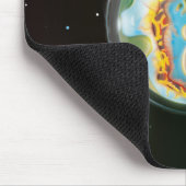 Brennende Erde Mousepad (Ecke)