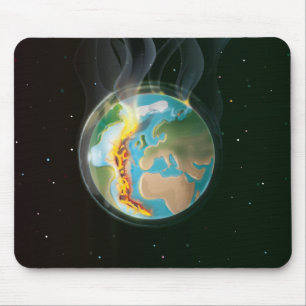 Brennende Erde Mousepad