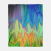 Brennende Farben Fleecedecke (Vorderseite)