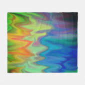 Brennende Farben Fleecedecke (Vorderseite (Horizontal))