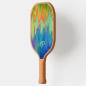 Brennende Farben Pickleball Schläger (Links)
