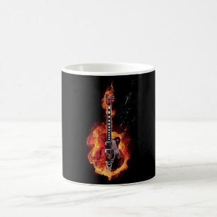 Brennende Gitarre Kaffeetasse