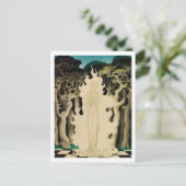 Brennende Herzen - Nielsen Postkarte (Stehend Vorderseite)