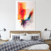 Brennende Horizonte Leinwanddruck (Insitu (Schlafzimmer))