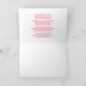 brennende Kerzen Feiertagskarte (Innenseite)