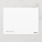 brennende Kerzen Postkarte (Rückseite)