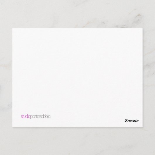 brennende Kerzen Postkarte (Rückseite)