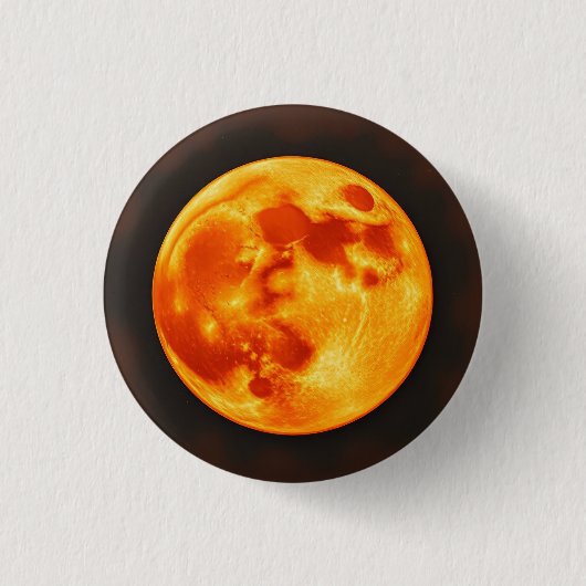 Brennende Sonne Button (Vorderseite)