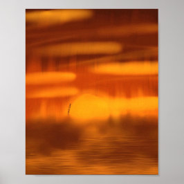 Brennende Sonnenuntergang Poster