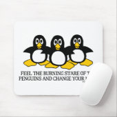 Brennende Starren der Pinguine Mous… - Besonders Mousepad (Mit Mouse)