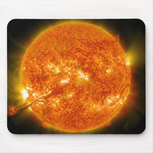 Brennende Sun-Mausunterlage Mousepad (Vorne)