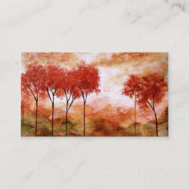 Brennende Visitenkarte