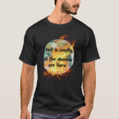 Brennende Welt T-Shirt (Vorderseite)